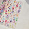 5D Jelly Tomato Nail Art Sticker Romantic Bowknot Twinkling Star Fun Fruit-Themed Self Adhesive Decoration Manicure Decal DIY