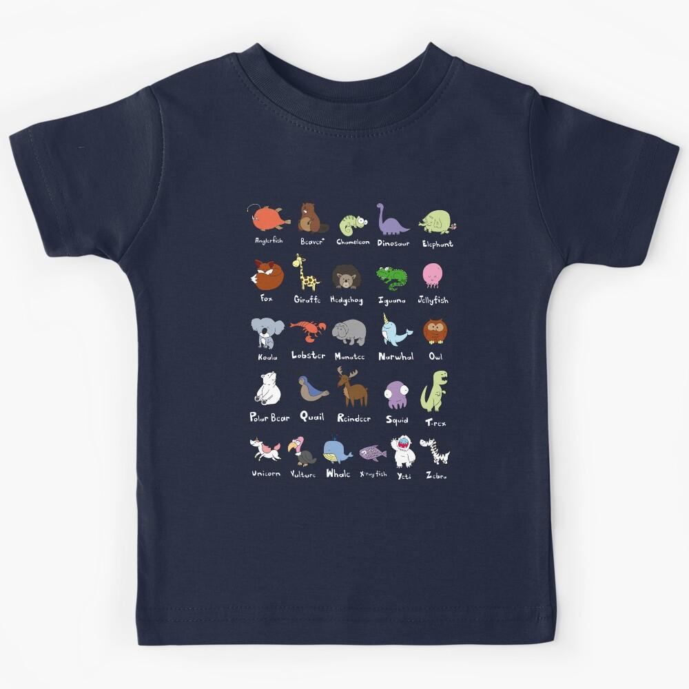 The Animal Alphabet Kids T-Shirt 140