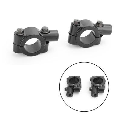 Morsetto Adattatore Specchietto Manubrio Moto 7/8" Staffa di Montaggio 8mm CW Alluminio