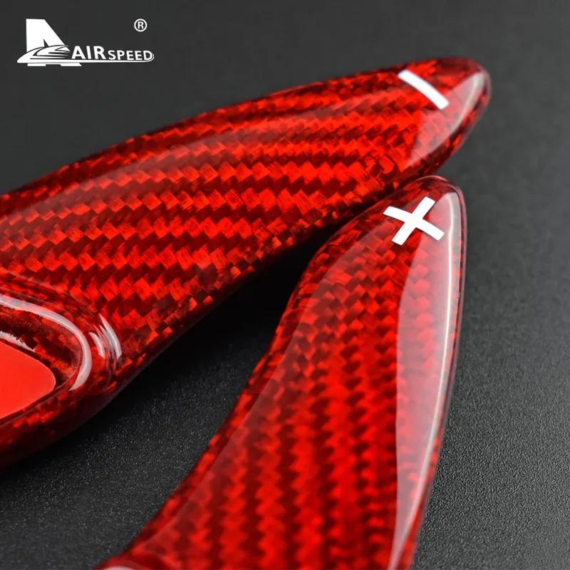 Hard Dry Carbon Fiber For Subaru XV BRZ Forester Impreza Outback Legacy Toyota 86 Steering Wheel Paddle Shifter Sticker