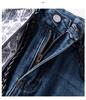 Trendy Autumn 2025 Women's High-Waisted Wide-Leg Jeans with Ribbons - Slimming, Versatile Korean Style.