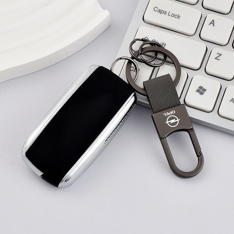Personalized Leather Splicing Waist Hanging Car Keychain Metal Key Ring Chain For Opel Astra G H J K F Corsa D Zafira B C Vectra
