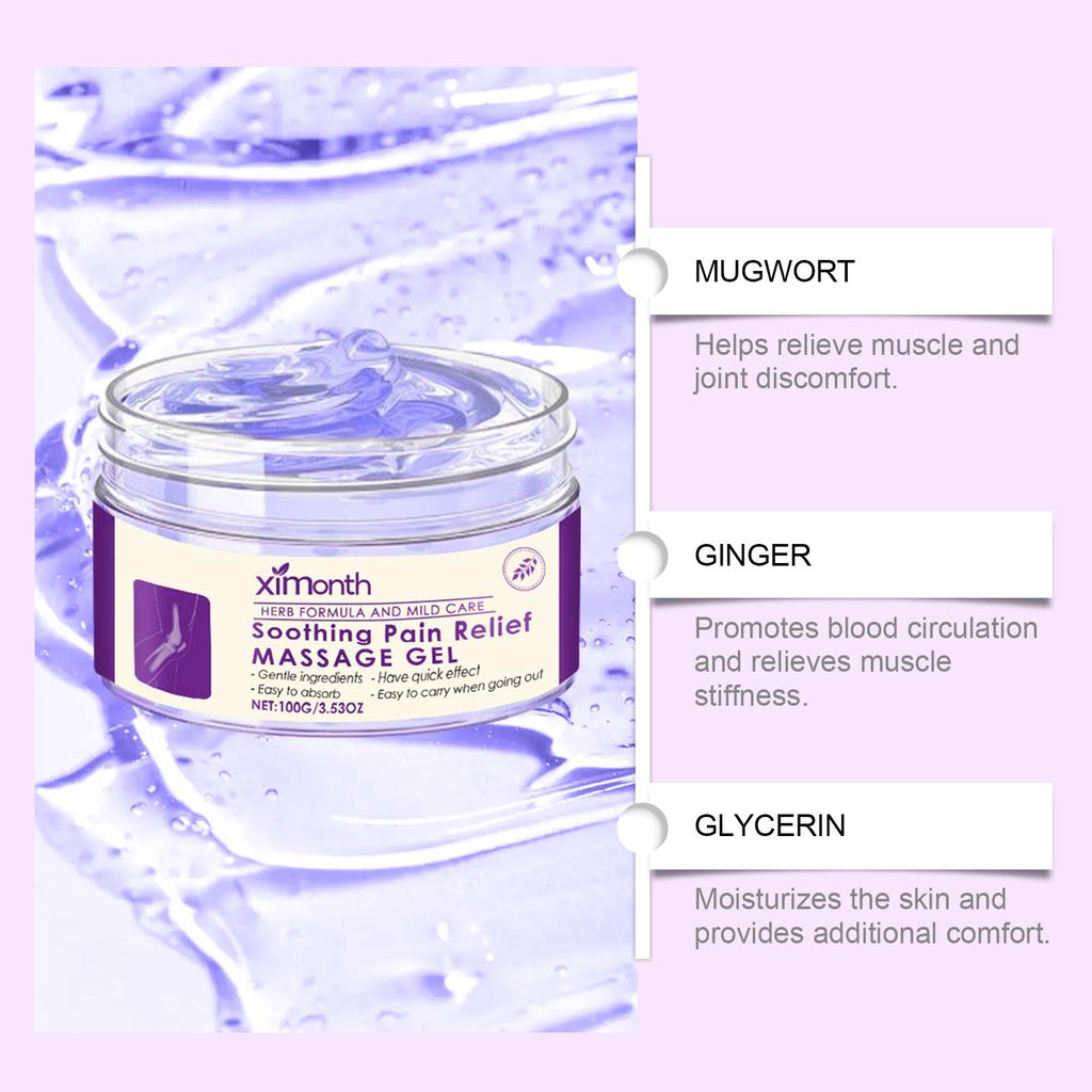 Kresin Joint Gel Purple Gel, Soothing Knee, Low Back, Neck, Hand and Foot Discomfort