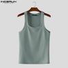 Men Sleeveless Furry Casual Fitted Tank Tops Undershirts