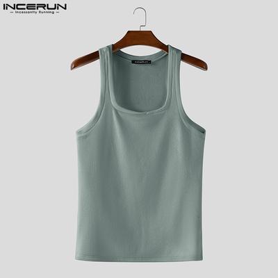 Men Sleeveless Furry Casual Fitted Tank Tops Undershirts
