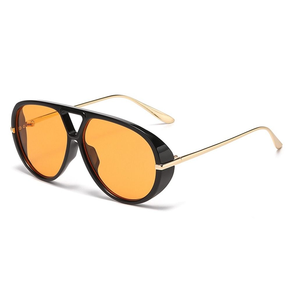 Irregular Large Frame Sunglasses Shades UV400 Sun Glasses Vintage Multicolor Lenses Eyewear  Men