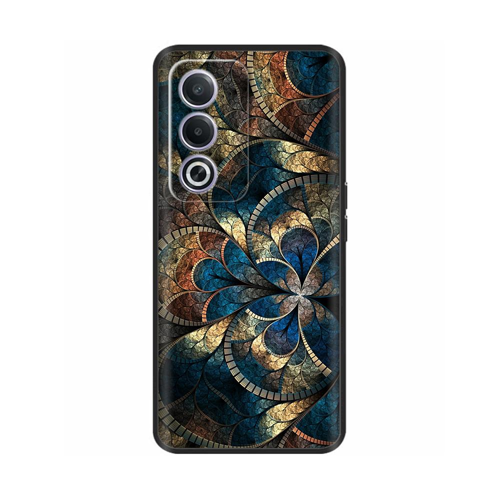 Phone Case for OPPO K12X 5G 6.67" CPH2667 Protection Luxury  Soft Black Silicone Shockproof Shell Painted Back Cover Funda Coque