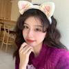 Realistic Gray Animal Ear Hairband Elastic Design For Role Play And Daily Wear Photo Props