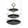 1PC 3 Layer European Dessert Table Fruit Tray Three Layer Cake Stand Rack Wedding Party Candy Plastic Dry Wedding Party House