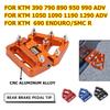Für KTM 390 790 890 950 990 1050 1090 1190 ADV 1290 Super Adventure S T 690 Enduro SMC R Zubehör Bremspedal Trittspitzenplatte