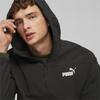 Puma Bluza z kapturem na zamek w jednolitym kolorze z logo Męskie kurtki Czarny 680350-01