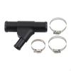 Weldless Radiator Coolant Y Pipe with Clamps for Ford E350 E450 Vehicle
