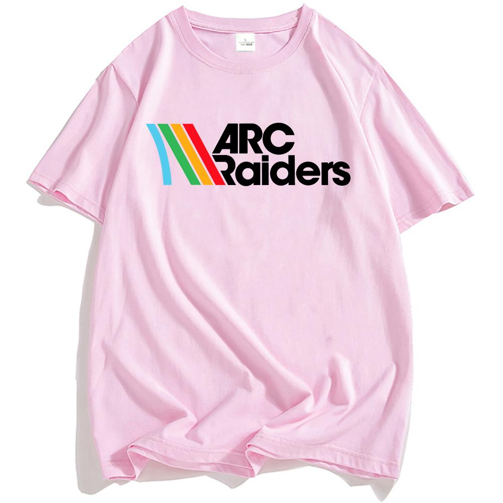 Игровая футболка ARC Raiders с принтом, круглый вырез, короткий рукав, хлопок, мужская футболка, унисекс, уличная мода, свободная, повседневная, мужская, женская футболка, футболки L