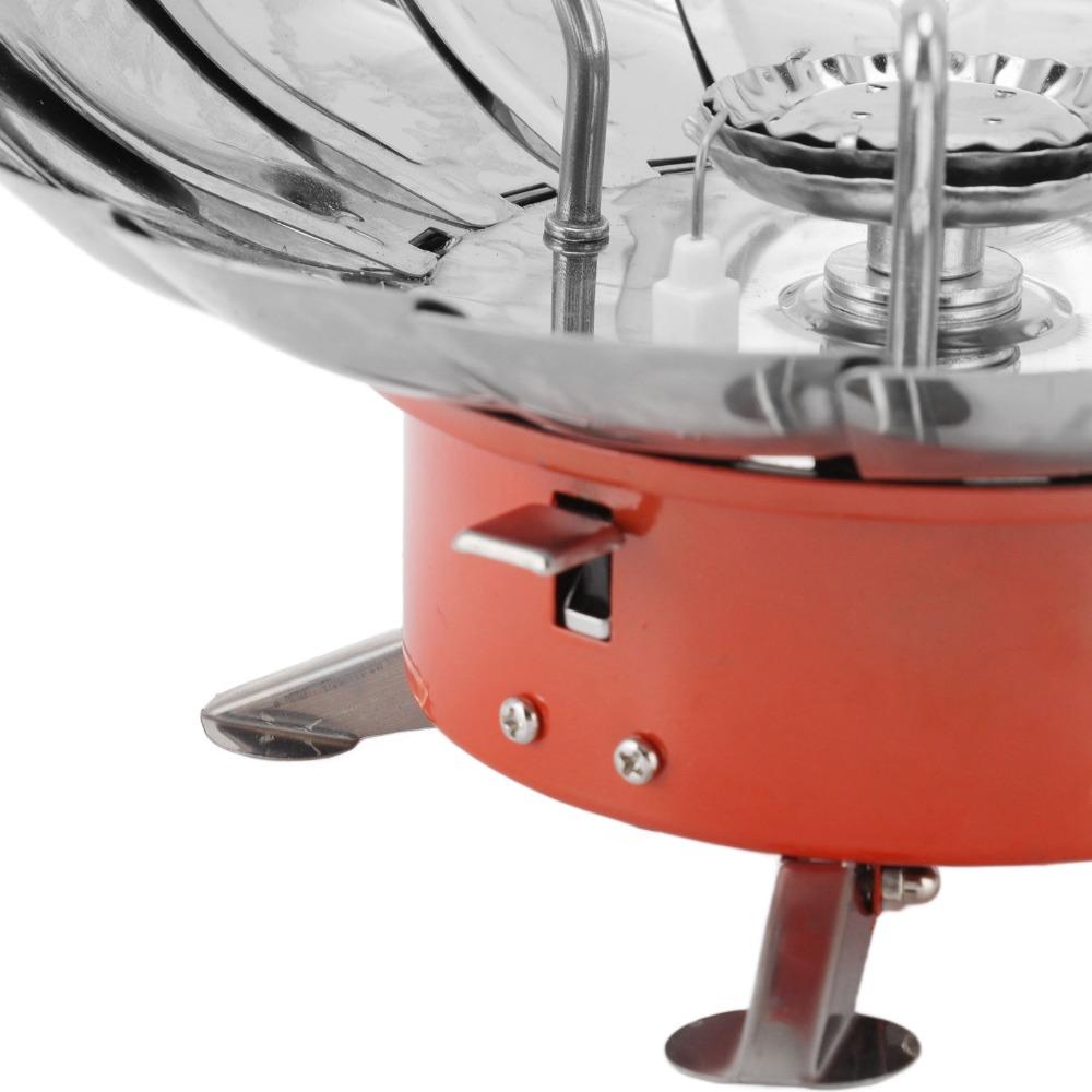 Multi-Level Cyclone Flame Camping Stove Metal Foldable Burner Portable Gas Stove  Picnic