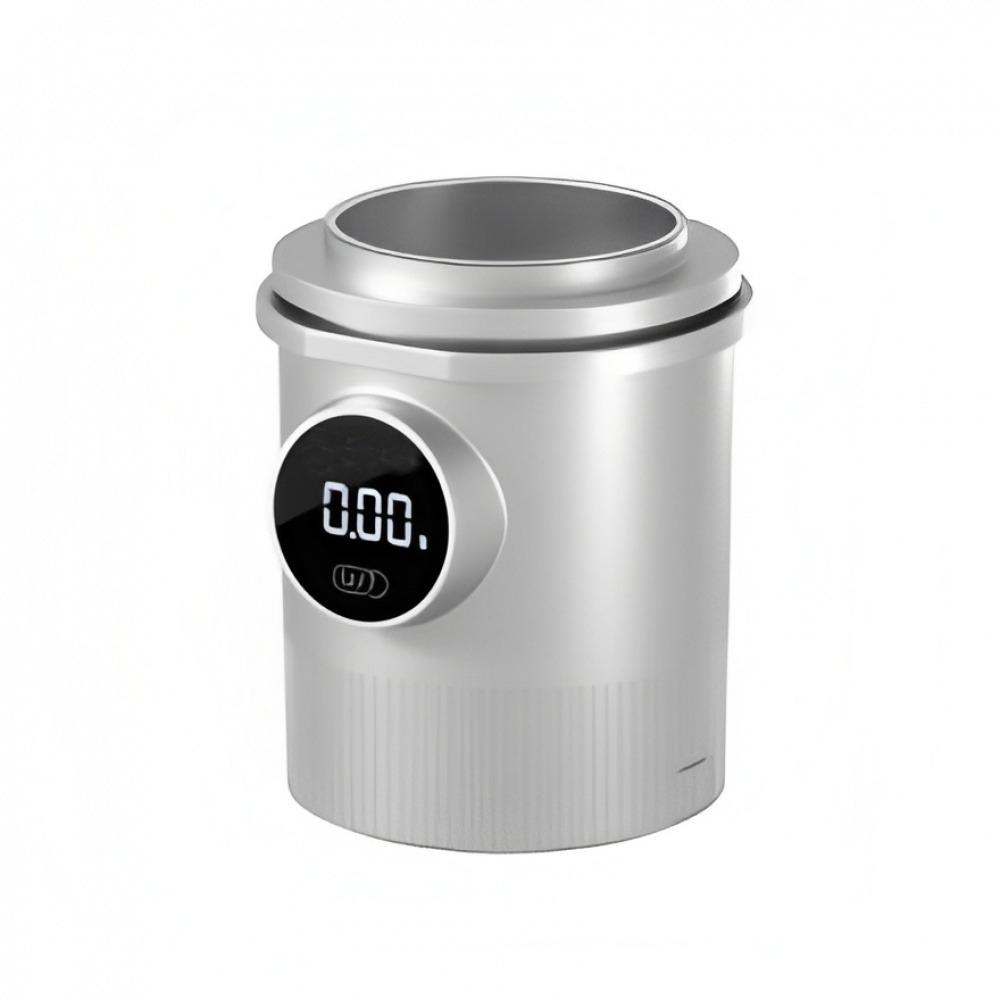 500g Digital Coffee Weighting Kitchen Espresso Electronic Weighing Scale Coffee Dosing Cup Rechargeable Coffee Weighing Cup серебряный