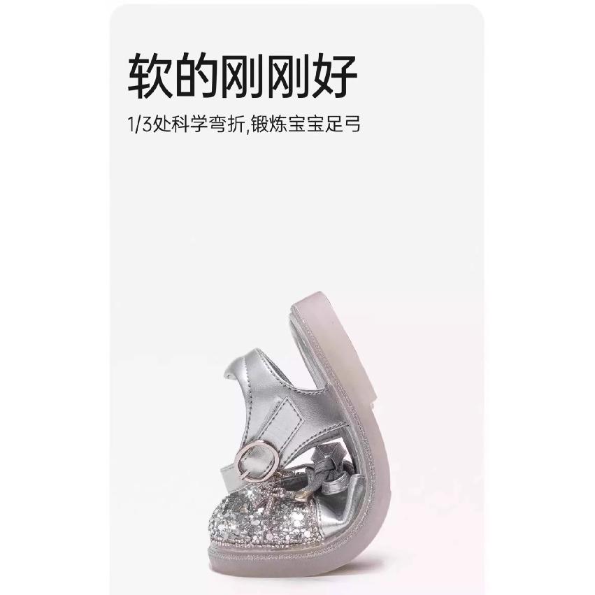 Girls Sandals Children's Princess Shoes Little Girls Crystal Shoes New Summer Soft Bottom Non-Slip Baby Girl Beach Shoes