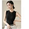 Slim Fit Damen Basic Tanktop mit Rundhalsausschnitt, atmungsaktiv, weich, hautfreundlich, als Schicht oder Oberbekleidung