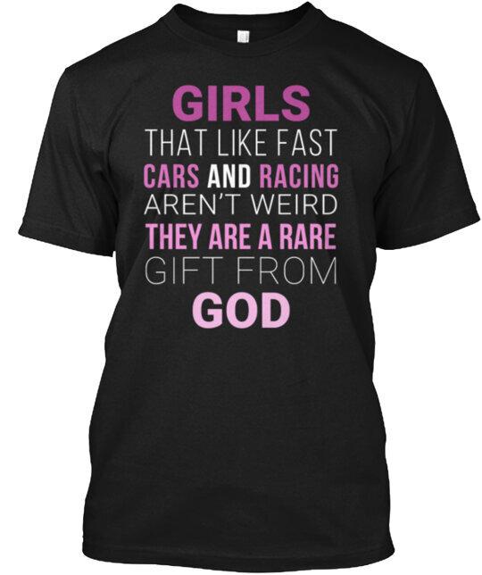 Racing Girls T-Shirt Made in the USA Size S to 5XL Unisex T-Shirt S