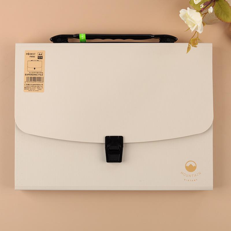 Large Capacity File Bag Plastic Student Test Paper Storage A4 Organ Bag Large Capacity File Bag Organizer For Student Homework белый