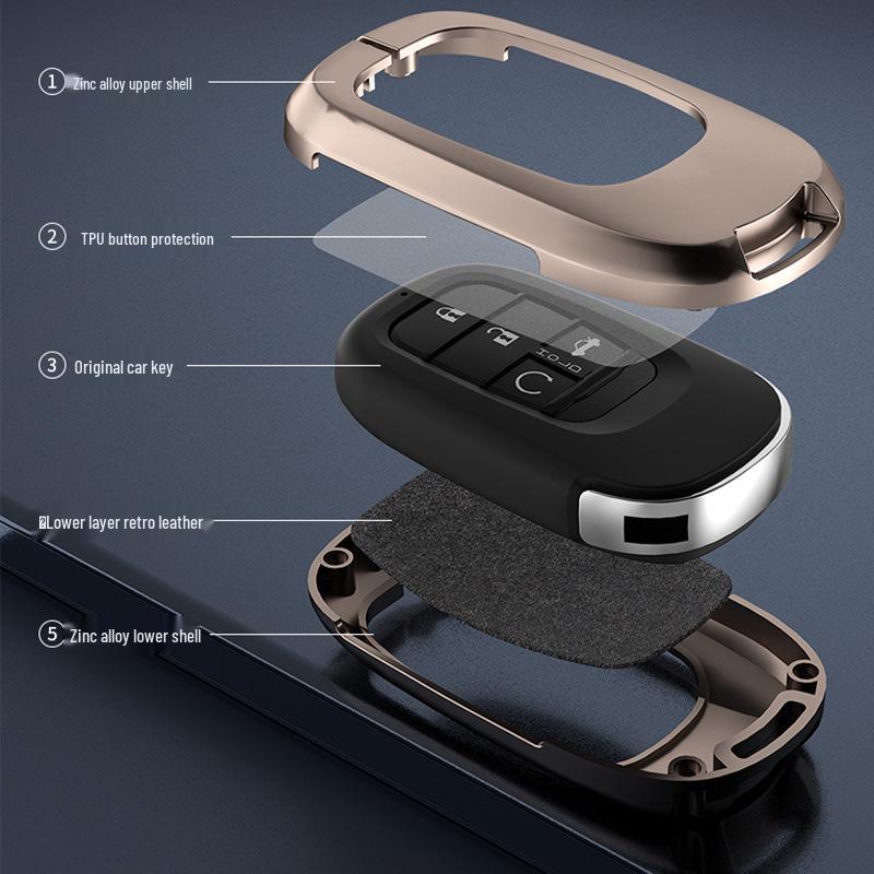 Honda 11th Gen Civic 2022 Key Cover - Integra Eleventh Gen Car Key Shell & Buckle