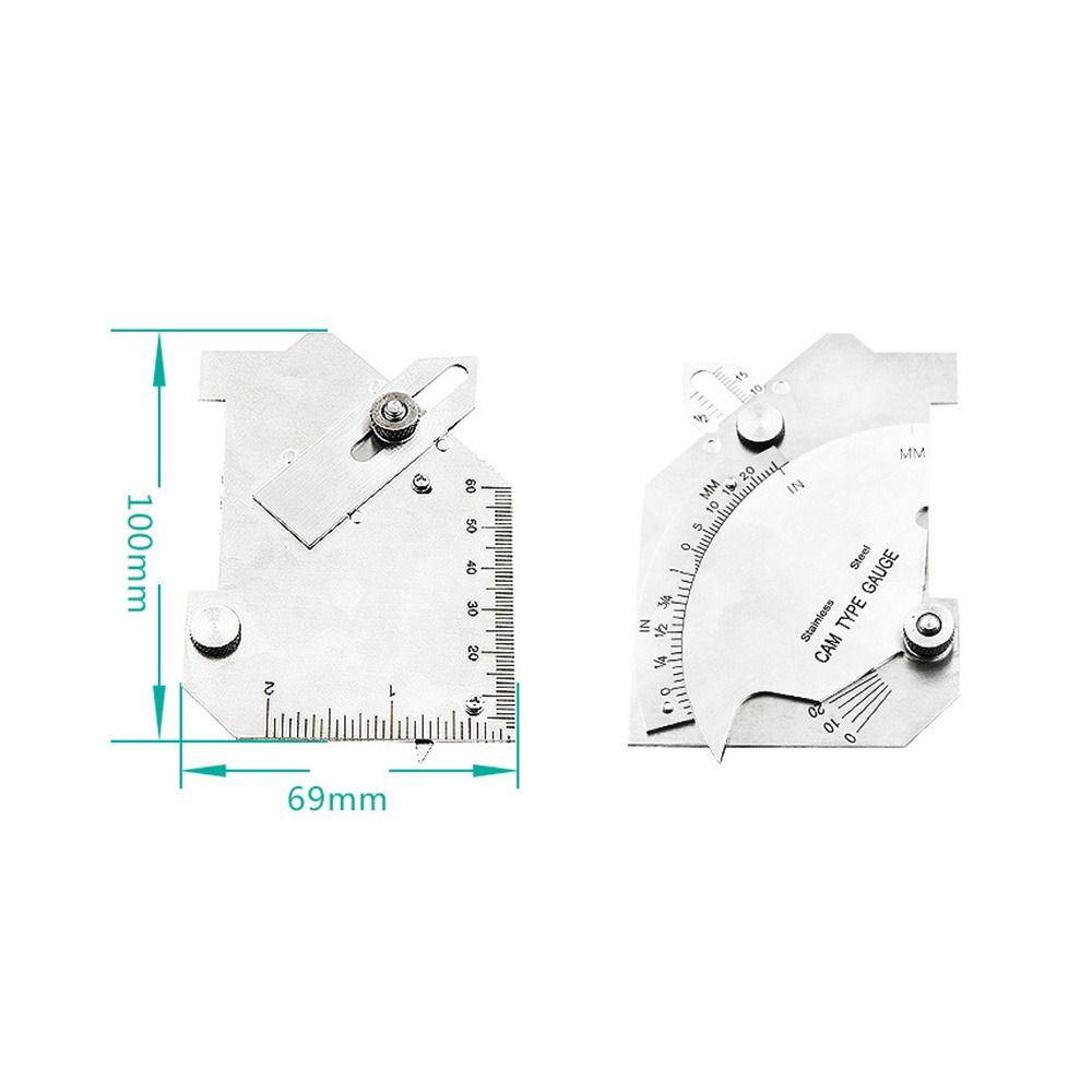 Inspection Ruler Gauge Bead Butt Weld Gauge Measuring Ruler Fillet Weld Gauge Weld Gauge