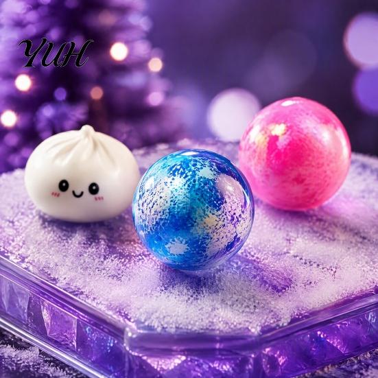 Interactive Holiday Countdown Calendar Squeeze Toys Advent Calendar, Soft Bun Sensory Fidget Toys, Christmas Stocking for Play Stuffer, Stress Relief