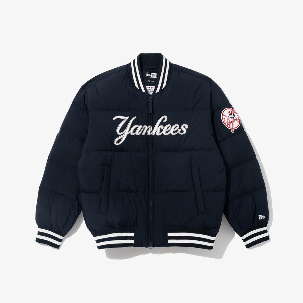 New Era Mlb New York Yankees Bomber Down Jacket Dark Navy 14742048