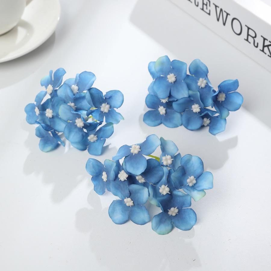 Simulated Hydrangea Accessories: DIY Handicraft Hanfu Flower Decorations