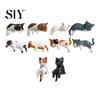 Tiny Plastic Cat Statues Mini Figurine Miniature Cute Cartoon Kittens Ornament for Office Decorations Computer Monitor Car Dashboard Home Desk