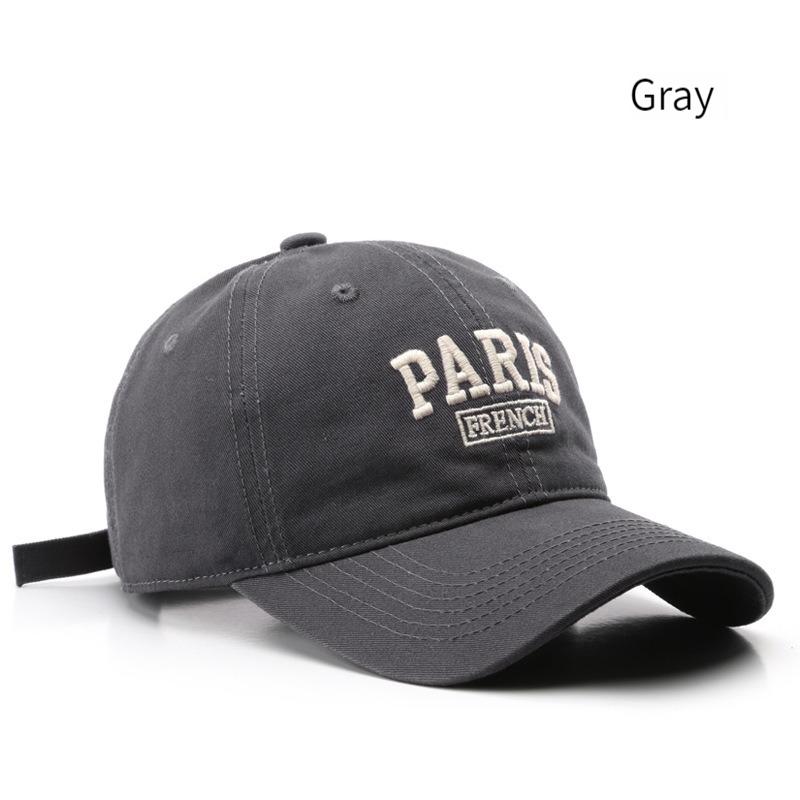 Hat, Cap, Small Letter Embroidery, Korean Version Baseball Cap, Soft Top, Sunscreen