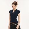 Women's Retro Polo Short Sleeve T-shirt
