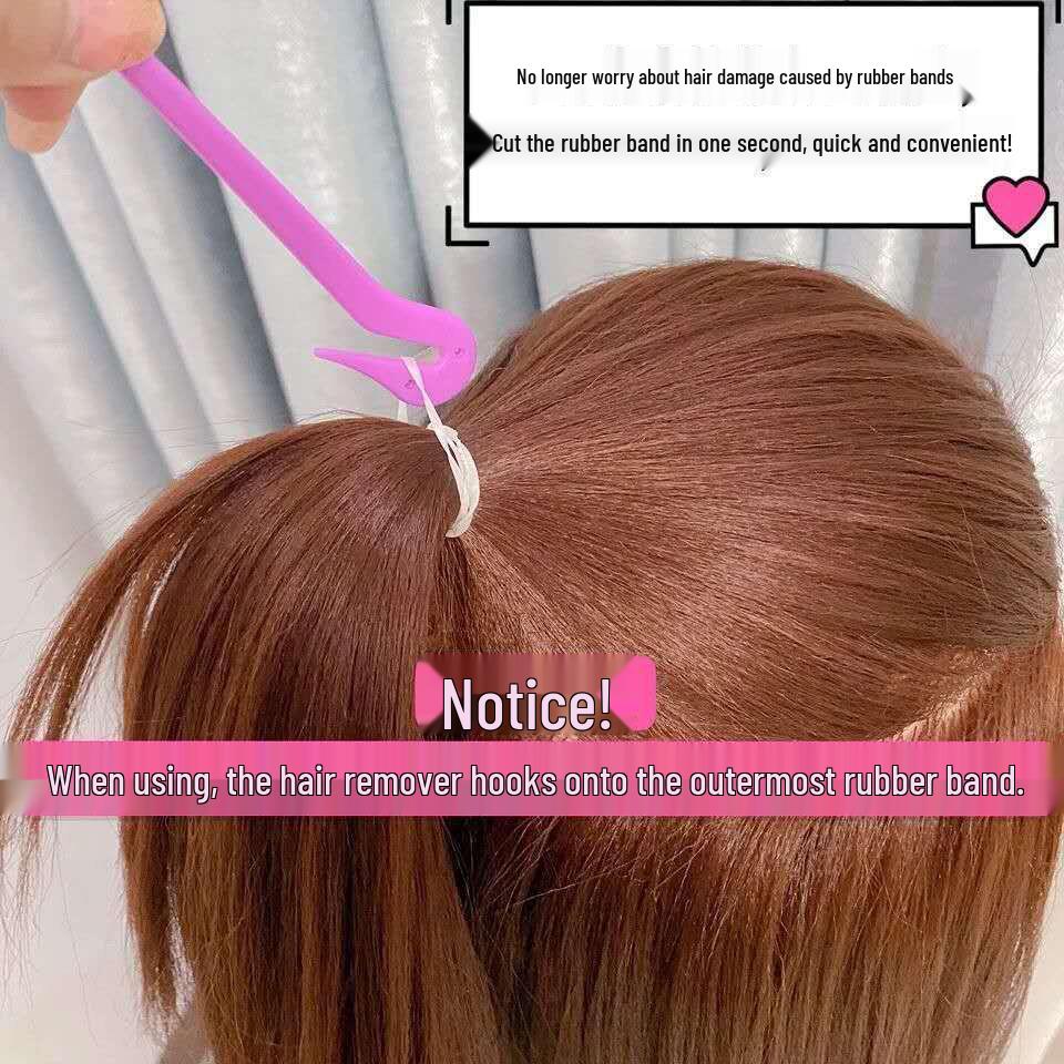 Children's Painless Hair Tie Cutter - Gentle and Safe Rubber Band Remover