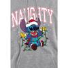 Lilo & Stitch Mens Naughty Stitch Christmas Lights Hoodie