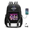 Cartoon K-pop Anime Girl Group School Backpack Large Capacity Oxford Fabric Student Bag Middle Teens