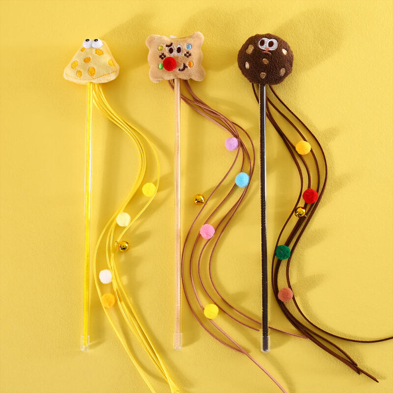 Cat Meow Nyami 3-piece fishing rod cat bell toy