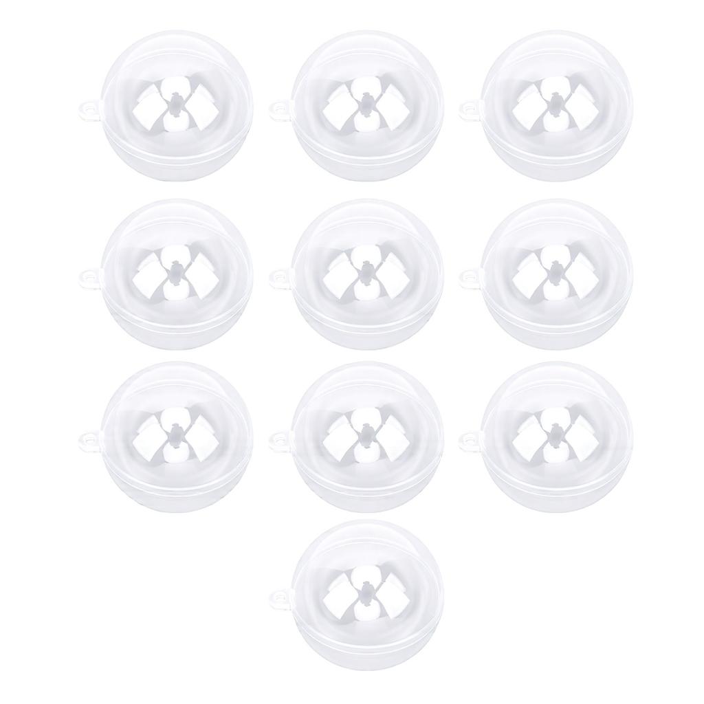 10PCS 2 Inch Claw Machine Clear Plastic Balls Vending Machine Capsules for Gachapon