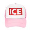 ICE Red Stop Sign Abolish ICE Protest  Mesh Sun Hats Sport High Quality Baseball Caps Men Women Casual Design Trucker Hat