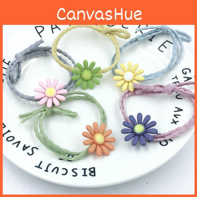 Beautiful Ins Women Daisy Hair Rope Headband With High-elastic Korean Rubber Band
