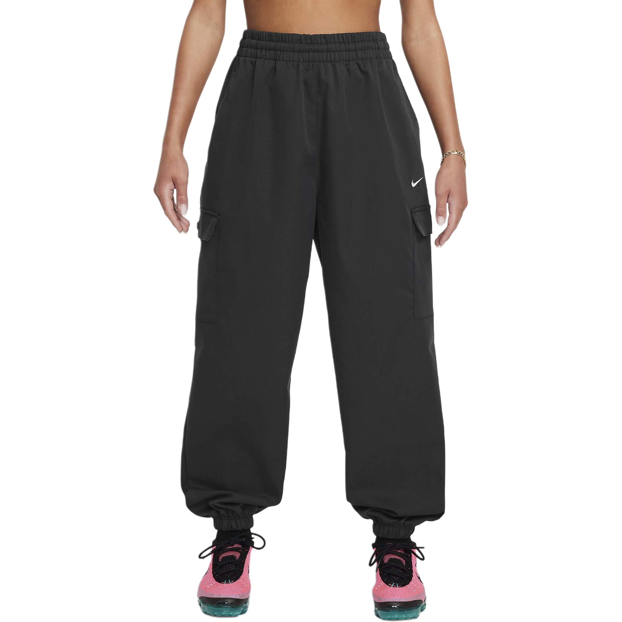 Nike Knitted Sweatpants Sportswear Black/White FZ5554-010 M