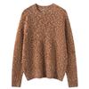 Women's Retro Loose Fit Cashmere Sweater - Plus Size Round Neck Pullover for Autumn/Winter