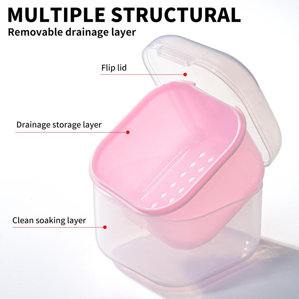 Portable Nail Polishing Grinding Head Disinfection Box Nail Art Drilling Head Disinfection Box Manicure Sterilization Tool