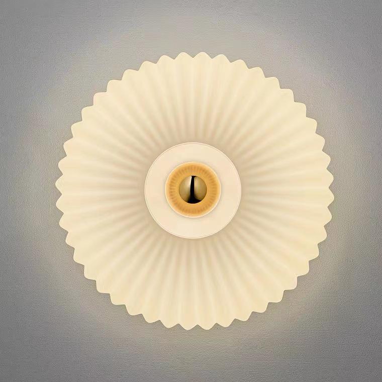 Postmodern Bauhaus Glass Wall Lamp for Bedroom or Hotel Ambiance