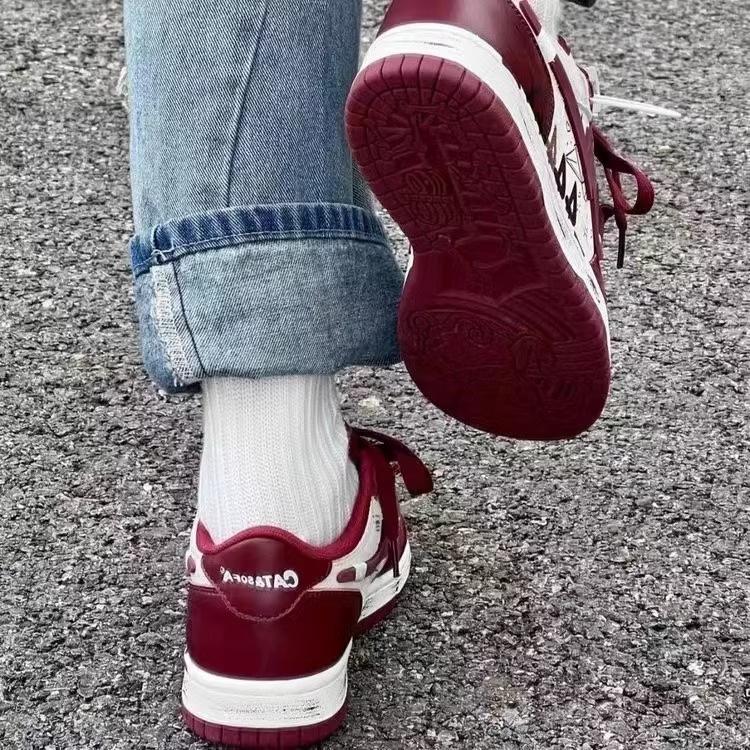 High Value Versatile Chic Shoes Casual Thick Baseplate Shoes 2025 New Spring and Autumn Popular White Shoes