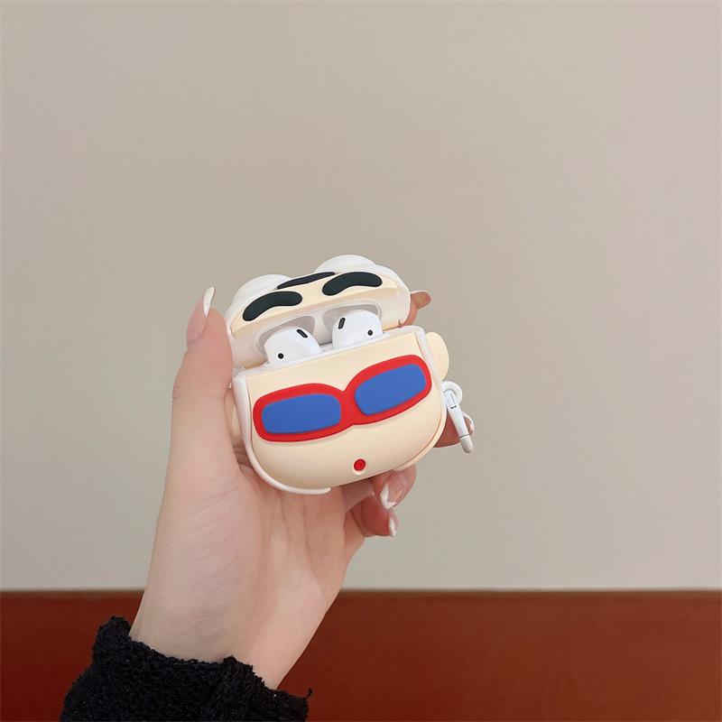 Stereoscopic small new application apple AirPods pro bluetooth wireless headset cover 1/1/1 generation cute silicone funny