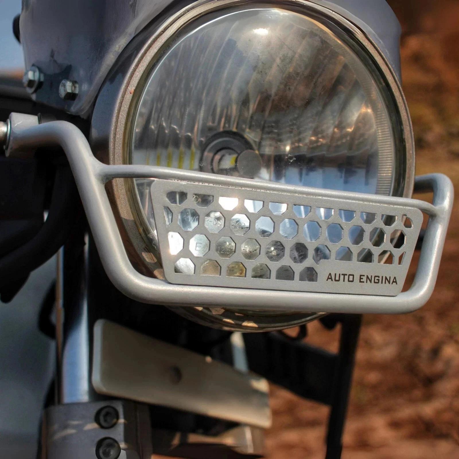 Headlight Grill fits Royal Enfield Himalayan 411 | Silver