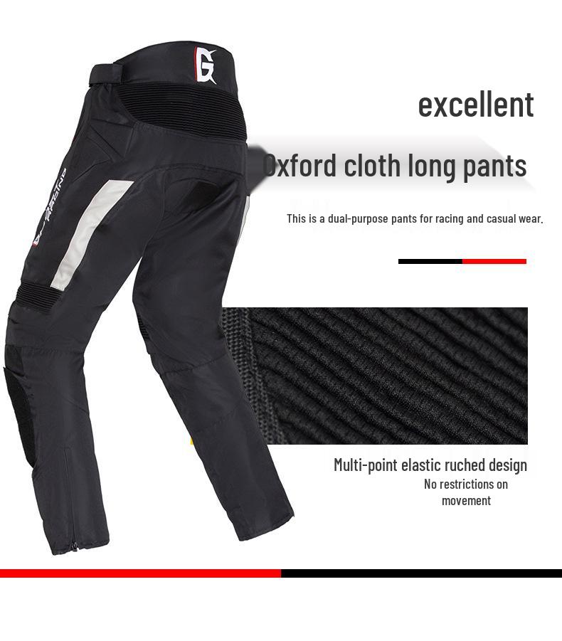 Men's Windproof Motorcycle Riding Pants - Anti-fall, Warm, Thickened, Four Seasons Gear