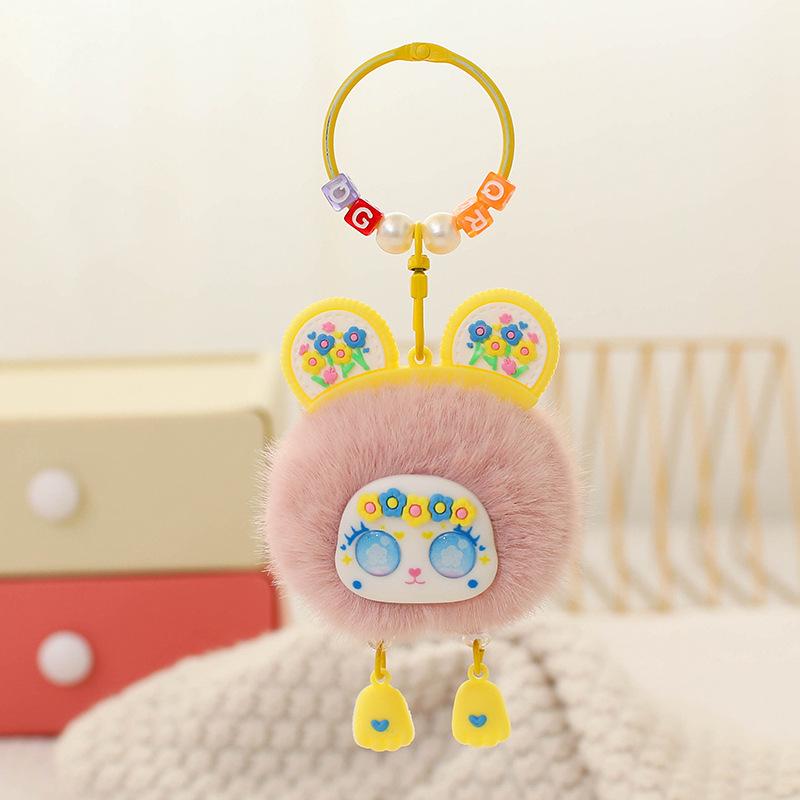 Guochao elf plush doll keychain cute plush bag accessories doll pendant accessories small gifts