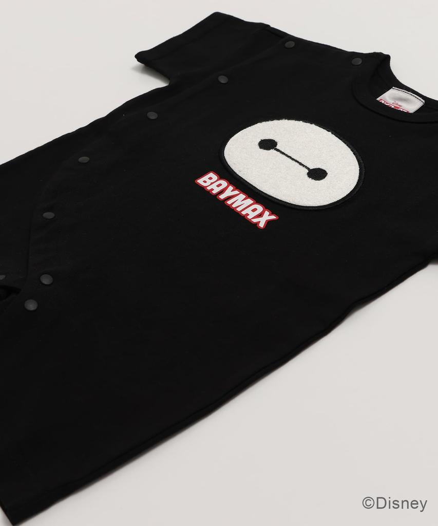 Baymax Short Sleeve Romper Newborn Baby Full Front Boys and Jersey Disney Summer [chil2] Coverall, Clothes, Opening, Girls, Fabric, 100% Cotton,