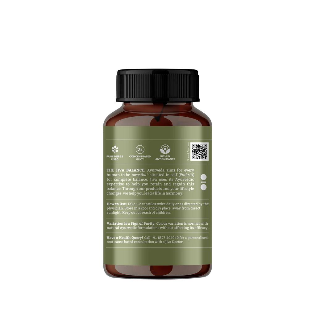 Giloy Tablets 500 Mg | Classical Ayurvedic Single-Herb Tablets | Jiva
