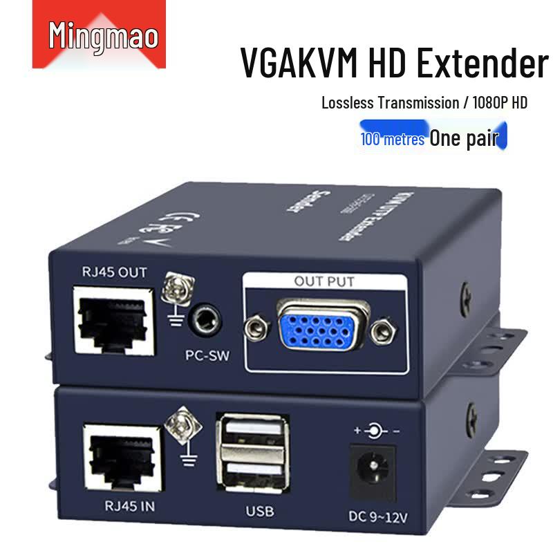 VGA KVM USB удлинитель по RJ45